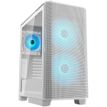 COUGAR AIRFACE FLO RGB PC Case, Mid Tower, White