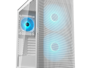 COUGAR AIRFACE FLO RGB PC Case, Mid Tower, White