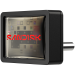 SanDisk Extreme Fit USB-C Flash Drive USB 128GB Flashdrives 400MB/s(R) Black