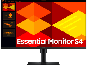 Monitor LED Samsung LS27D406GAUXEN S40GD, 27" FHD FLAT 16:9 (1920x1080) IPS 100Hz, 250 cd/m2, 1000:1, 5ms, 178/178, 1xDP, 2xHDMI USB-Hub, 2xUSB Type-A, 3.5 Jack, Tilt/Pivot/Swivel/HeightAdj (105mm), VESA 100x100, 2Y