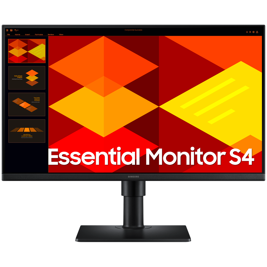 Monitor LED Samsung LS24D406GAUXEN S40GD, 24" FHD FLAT 16:9 (1920x1080) IPS 100Hz, 250 cd/m2, 1000:1, 5ms, 178/178, 1xDP 2xHDMI, USB Hub 2xUSB TypeA, 3.5 jack Tilt, Pivot, Rotate, Height Adjust, VESA 100x100, 2Y