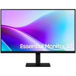 Monitor LED Samsung Essential S3 LS27F320GAUXEN 27", 1920x1080, FHD, 120Hz, IPS AG, 16:9, 1000:1, 250 cd/m2, 5ms, 178/178, HDMI x2, Flicker-free, Eye Saver Mode, VESA Mount (100x100), Tilt, Super Slim Design, 3Y