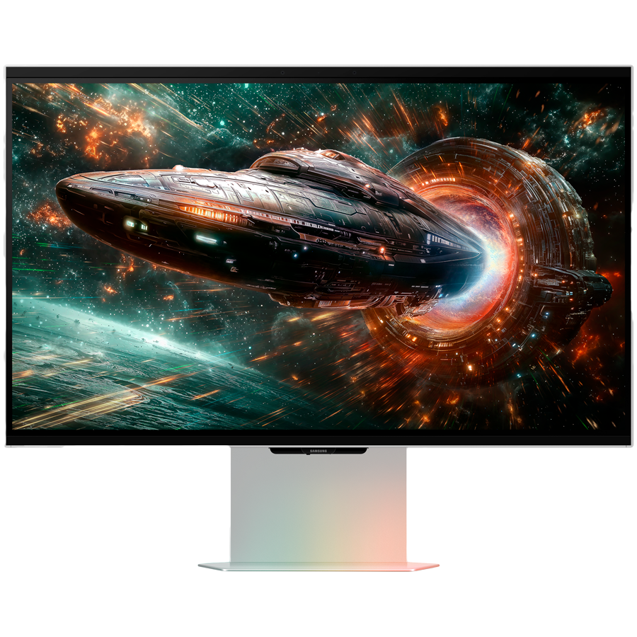Monitor LED Samsung LS27FG900XUXEN Odyssey 3D G90XF, 27'' 4K UHD FLAT 16:9 (3840x2160) IPS 165Hz, 350 cd/2, 1000:1, 1ms (GTG), 178/178, HDR10+/FS Premium/G-Sync, 2xHDMI 2.1 1xDP 1.4, 3D Glasses-Free, Edge Lighting, Tilt/Pivot/Swivel/HeightAdj (120mm), VESA 100x100, 2Y