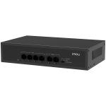 Imou 6-port 100M unmanaged PoE Switch, 4x PoE 10/100, 2x uplink 10/100, 45W total power, up to 250m PoE, 4KV lighting Protection, 802.3af/at,