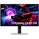 Monitor LED Samsung LS27FG810SUXEN G81SF, 27" 4K UHD FLAT 16:9 (3840x2160) OLED 240Hz, 250 cd/m2, 1,000,000:1, 0.03ms, 178/178, 1xDP, 2xHDMI, USB-Hub, 2xUSB Type-A, 3.5 Jack, Tilt/Pivot/Swivel/HAdj (120mm), VESA 100x100, 2Y