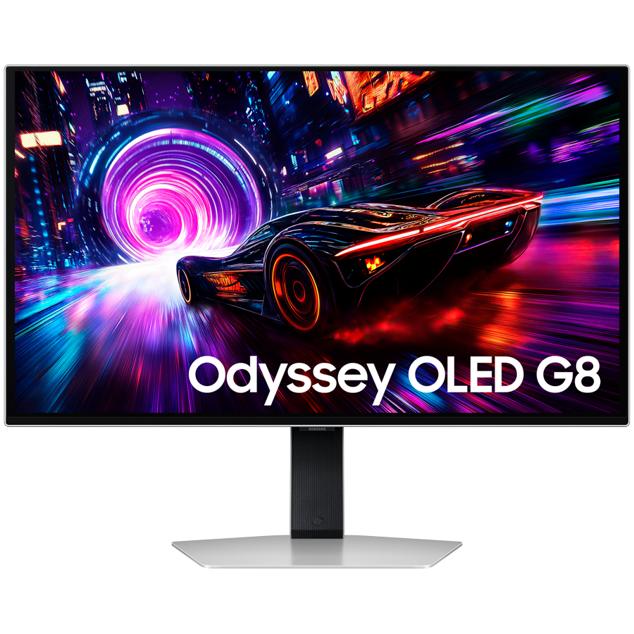 Monitor LED Samsung LS27FG810SUXEN G81SF, 27" 4K UHD FLAT 16:9 (3840x2160) OLED 240Hz, 250 cd/m2, 1,000,000:1, 0.03ms, 178/178, 1xDP, 2xHDMI, USB-Hub, 2xUSB Type-A, 3.5 Jack, Tilt/Pivot/Swivel/HAdj (120mm), VESA 100x100, 2Y