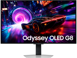 Monitor LED Samsung LS32FG810SUXEN Odyssey Oled G8 G81SF, 32" UHD Flat 16:9 (3840x2160) 240Hz, 260 cd/m2, 1m:1, HDR10+, 1ms (GTG), 178/178, FreeSync PP, 1xDP 2xHDMI, 2xUSB 3.2 , 3.5 Jack, Tilt/Pivot/Swivel/HeightAdj, 2Y