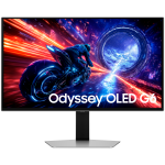 Monitor OLED Samsung Odyssey G6 LS27FG602SUXEN 27", 2560x1440, QHD, 500Hz, OLED, HDR True Black 500, 16:9, 1m:1, 300 cd/m2, 0.03ms, 178/178, DCI-P3, DP 1.4, 2xHDMI 2.1, 2xUSB-A, 1xUSB-B, Flicker-free, Tilt, Swivel, Pivot, Height Adj (120mm), 2Y