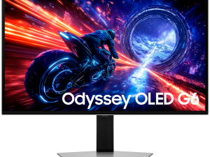 Monitor OLED Samsung Odyssey G6 LS27FG602SUXEN 27", 2560x1440, QHD, 500Hz, OLED, HDR True Black 500, 16:9, 1m:1, 300 cd/m2, 0.03ms, 178/178, DCI-P3, DP 1.4, 2xHDMI 2.1, 2xUSB-A, 1xUSB-B, Flicker-free, Tilt, Swivel, Pivot, Height Adj (120mm), 2Y
