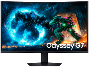 Monitor LED Samsung Odyssey G7 LS37FG750EUXEN 37", 3840x2160, UHD, 165Hz, VA AG, 16:9, 3000:1, 600 cd/m2 HDR600, 1ms, 178/178, 95% DCI-P3, DP, 2xHDMI, 2xUSB-A, Flicker-free, Tilt, Height Adjust, VESA 200x200, CoreSync Lighting, 2Y