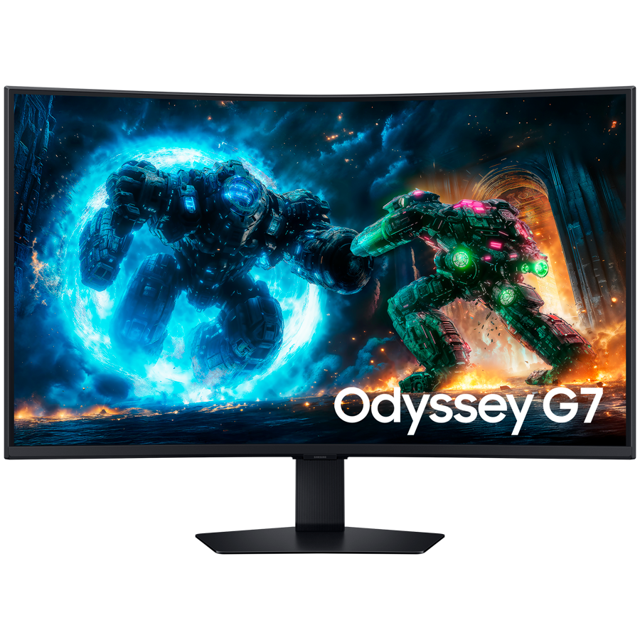 Monitor LED Samsung Odyssey G7 LS37FG750EUXEN 37", 3840x2160, UHD, 165Hz, VA AG, 16:9, 3000:1, 600 cd/m2 HDR600, 1ms, 178/178, 95% DCI-P3, DP, 2xHDMI, 2xUSB-A, Flicker-free, Tilt, Height Adjust, VESA 200x200, CoreSync Lighting, 2Y