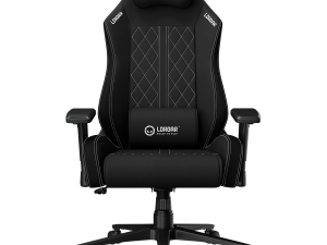 LORGAR CHA41, Ergonomic Gaming Chair Advanced, premium anti-stain fabric, Black/white