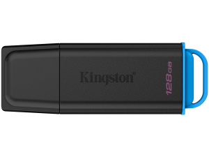 KINGSTON 128GB Portable USB 3.2 Gen 1 DataTraveler Exodia Black/Blue