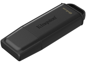 KINGSTON 64GB Portable USB 3.2 Gen 1 DataTraveler Exodia Black
