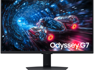 Monitor LED Samsung Odyssey G7 LS27FG702EUXEN 27", 3840x2160, 4K UHD, 180Hz / FHD 360Hz Dual Mode, IPS, HDR10, 16:9, 1000:1, 350 cd/m2, 1ms GTG, 178/178, 99% sRGB, DP 1.4, HDMI 2.1, Flicker-free, Tilt, Height Adjust, 2Y