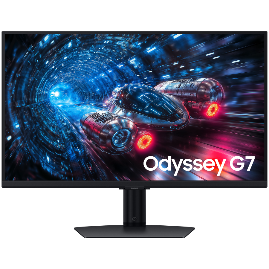 Monitor LED Samsung Odyssey G7 LS27FG702EUXEN 27", 3840x2160, 4K UHD, 180Hz / FHD 360Hz Dual Mode, IPS, HDR10, 16:9, 1000:1, 350 cd/m2, 1ms GTG, 178/178, 99% sRGB, DP 1.4, HDMI 2.1, Flicker-free, Tilt, Height Adjust, 2Y