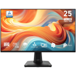MSI PRO MP251 E14L Professional Business Monitor, 24.5" 144Hz, FHD (1920x1080) 16:9, IPS Anti-glare, 1ms/4ms, 300nits, 1500:1, 178/178, AMD FreeSync, Tilt, 1x D-Sub(VGA), 1x HDMI, 3Y Warranty
