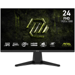 MSI MAG 245F X24 Gaming Monitor, 23.8" 240Hz, FHD (1920x1080) 16:9, Rapid IPS, 0.5ms, 300nits, 1000:1, 178/178, AMD FreeSync Premium, HDR Ready, Tilt, 1x DP, 2x HDMI, 1x Headphone out, 3Y Warranty