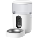 Imou Smart Pet Feeder, 360 panoramic view, 2.5K HD image, smart dispensing, pet and eating detection, built-in mic and speaker, battery mode 3x 1.5V D-size