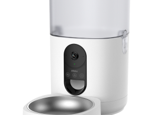 Imou Smart Pet Feeder, 360 panoramic view, 2.5K HD image, smart dispensing, pet and eating detection, built-in mic and speaker, battery mode 3x 1.5V D-size
