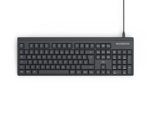 HAMA Жична клавиатура CK-100, кирилизирана, USB-C, USB-A