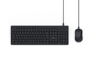 HAMA Жичен комплект клавиатура и мишка CKM-200, USB-A, USB-C