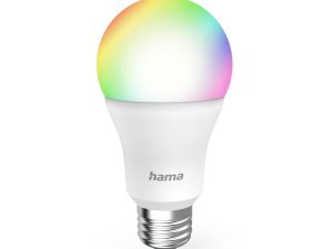 HAMA Димираща смарт крушка RGBW WiFi-LED, E27, 9W, Matter, 176640