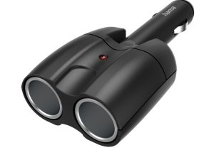 HAMA Разклонител 1:2 за запалката на автомобил, 180 °, 12 V, 223403