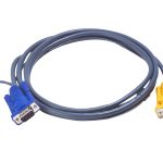 KVM кабел ATEN, PC HDB & USB към 3in1 SPHD(Keyboard/Mouse/Video), Вграден PS/2 към USB конвертор, 1.8 м