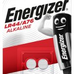 Бутонна микроалкална батерия LR-44 /AG13/ 2бр. 1,55V в опаковка ENERGIZER