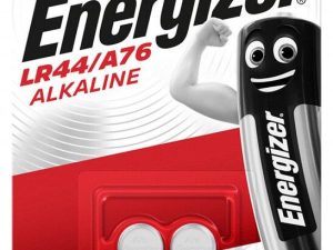 Бутонна микроалкална батерия LR-44 /AG13/ 2бр. 1,55V в опаковка ENERGIZER