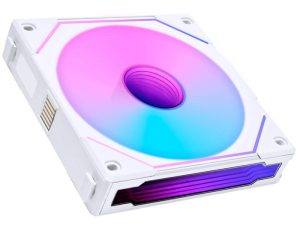 Вентилатор Lian-Li UNI SL-INF Reverse Blade, 120 мм, ARGB PWM, Бял