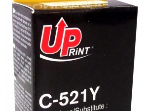 Мастилница UPRINT CLI521 CANON, С чип, Yellow