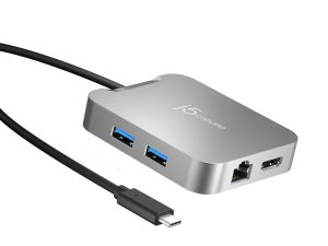 Докинг станция j5create JCD391 4K60 Elite USB-C PD, USB-A, HDMI, RJ-45