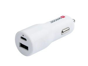 Зарядно за кола SKROSS, USB-A, USB-C, PD, 20W
