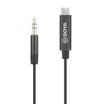 Адаптер BOYA 3.5mm TRS мъжки към USB-C мъжки, 20cm