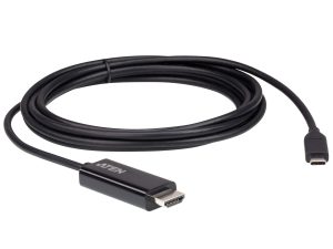 Конвертор ATEN UC3238, USB-C мъжко - HDMI женско, 4K, 2.7м, Черен