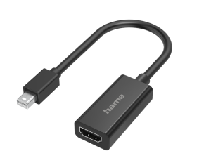 Видео адаптер Hama, Mini DisplayPort - HDMI™ гнездо, Ultra-HD 4K