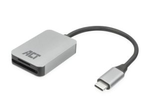 Четец за SD / micro SD карти ACT AC7056, SDXC, USB-C