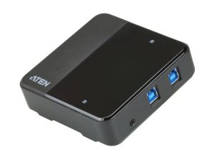 Превключвател ATEN US234, За 2 компютъра към 4 USB 3.2 Gen 1 устройства