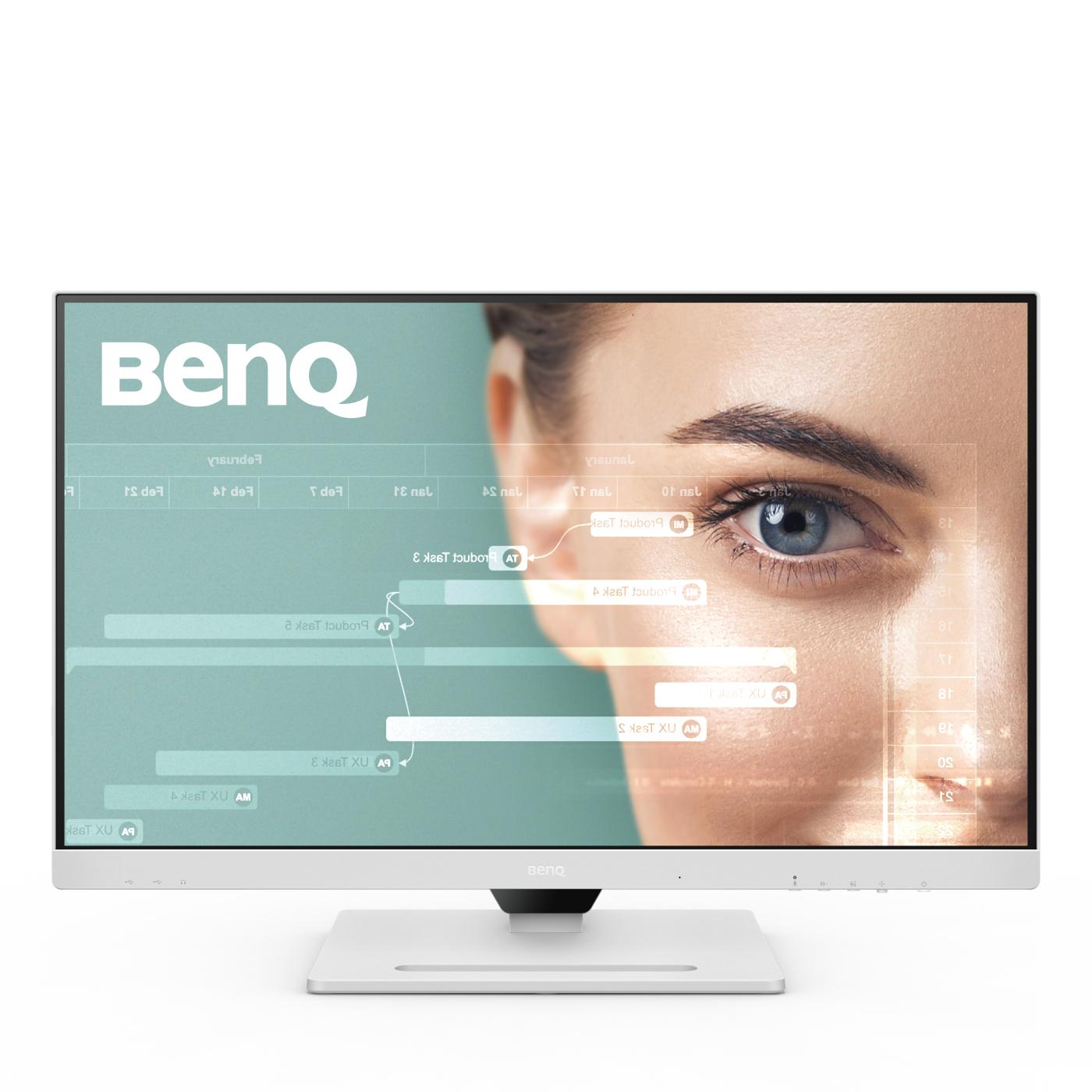 Монитор BenQ GW3290QT, IPS, 31.5 inch, Wide, QHD, DP, HDMI, USB, Бял - Image 3