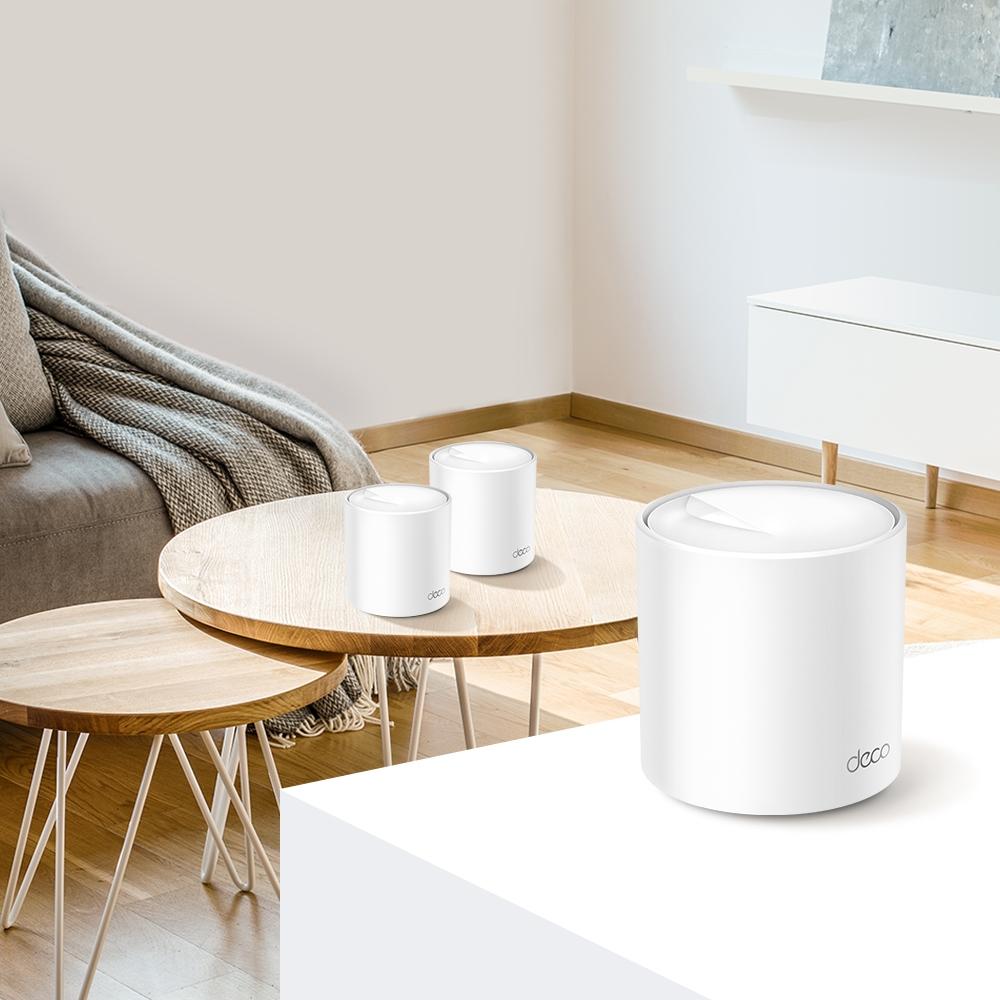 Безжичен рутер TP-Link Deco X60 V3 2-Pack, AX5400, 2.4/5 GHz, 574 - 2402 Mbps, Gigabit - Image 4