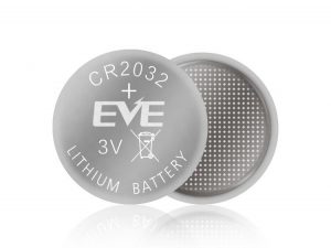 Бутонна батерия литиева CR 2032 1pc  bulk 3V  EVE BATTERY