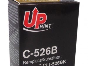 Мастилница UPRINT CLI526 CANON, С чип, Черен