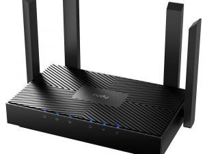 Безжичен рутер Cudy WR3000, AX3000, 2.4/5 GHz, 574 - 2402 Mbps, 10/100/1000