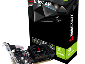 Видео карта BIOSTAR GeForce GT730, 2GB, GDDR3, 128 bit, DVI-I, D-Sub, HDMI