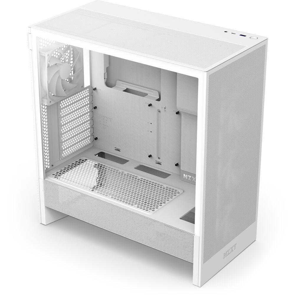 Кутия NZXT H5 Flow RGB 2024 White, Mid-Tower - Image 4