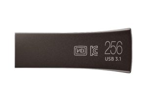 USB памет Samsung BAR Plus, 256GB, USB-A, Titanium Gray
