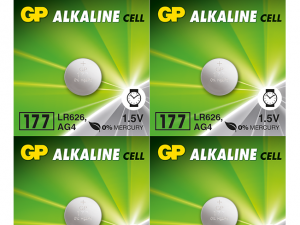 Бутонна алкална батерия GP177 LR-626/ 10 бр./pack цена за 1 бр./ AG4 1.55V GP