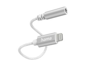 Адаптер HAMA, Lightning мъжко - 3.5 mm аудио жак, 201523